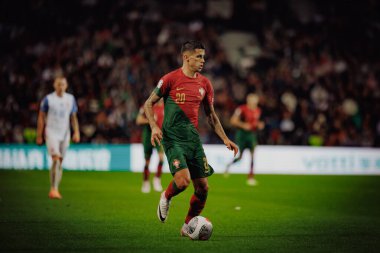 Joao Cancelo UEFA Euro 2024 eleme maçında Portekiz ve Slovakya milli takımları arasında Estadio do Dragao, Porto 'da oynandı. (Maciej Rogowski)