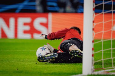 Samuel Soares UEFA Şampiyonlar Ligi maçında SL Benfica ile Real Sociedad arasında Estadio Da Luz, Lizbon, Portekiz 'de oynandı. (Maciej Rogowski)