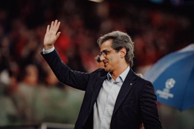 Jonas UEFA Şampiyonlar Ligi 'nde SL Benfica ve Real Sociedad arasında oynanan maçta Estadio Da Luz, Lizbon, Portekiz' de. (Maciej Rogowski)