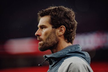 Yann-Benjamin Kugel UEFA Şampiyonlar Ligi sırasında SL Benfica ile Real Sociedad arasında oynanan 23 / 24 maçında Estadio Da Luz, Lizbon, Portekiz 'de. (Maciej Rogowski)