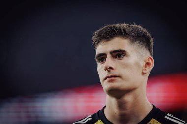 Antonio Silva UEFA Şampiyonlar Ligi 'nde SL Benfica ile Real Sociedad arasında oynanan 23 / 24 maçında Estadio Da Luz, Lizbon, Portekiz' de. (Maciej Rogowski)