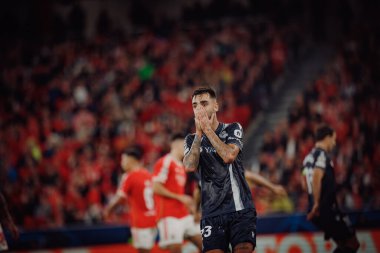 Brais Mendez UEFA Şampiyonlar Ligi 'nde SL Benfica ile Real Sociedad arasında oynanan 23 / 24 maçında Estadio Da Luz, Lizbon, Portekiz' de. (Maciej Rogowski)