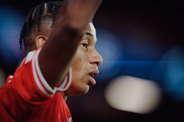 David Neres UEFA Şampiyonlar Ligi 'nde SL Benfica ile Real Sociedad arasında oynanan 23 / 24 maçında Estadio Da Luz, Lizbon, Portekiz' de. (Maciej Rogowski)