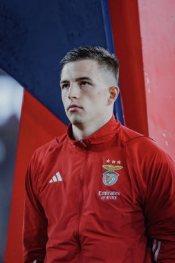 Portekiz Ligi maçında SL Benfica ile Portekiz 'deki Estadio Da Luz' da Sporting CP arasında oynanan maçta Anatoliy Trubin. (Maciej Rogowski)