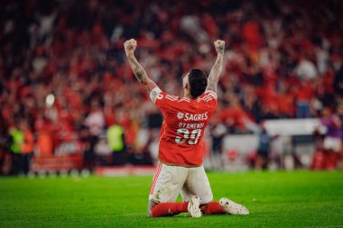 Nicolas Otamendi, Liga Portekiz maçında SL Benfica ile Lizbon, Estadio Da Luz 'da Sporting CP arasında 23 / 24 maç yaptı. (Maciej Rogowski)