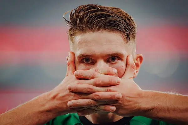 stock image Viktor Gyokeres  during Liga Portugal 23/24 game between SL Benfica and Sporting CP at Estadio Da Luz, Lisbon, Portugal. (Maciej Rogowski)