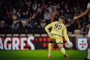 Joao Goncalves Liga Portekiz maçında Boavista FC ile Estadio 'daki Sporting CP arasında oynanan 23 / 24' lük maçta Bessa Seculo XXXI, Porto, Portekiz. (Maciej Rogowski)