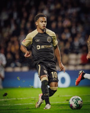 Marcus Edwards, Liga Portekiz maçında Boavista FC ile Estadio 'daki Sporting CP arasında oynanan 23 / 24' lük maçta Bessa Seculo XXI, Porto, Portekiz. (Maciej Rogowski)