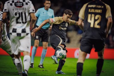 Pedro Goncalves, Liga Portekiz maçında Boavista FC ile Estadio 'daki Sporting CP arasında oynanan 23 / 24 maçında Bessa Seculo XXI, Porto, Portekiz. (Maciej Rogowski)