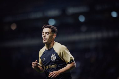 Pedro Goncalves, Liga Portekiz maçında Boavista FC ile Estadio 'daki Sporting CP arasında oynanan 23 / 24 maçında Bessa Seculo XXI, Porto, Portekiz. (Maciej Rogowski)