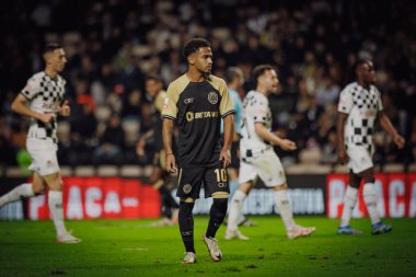 Marcus Edwards, Liga Portekiz maçında Boavista FC ile Estadio 'daki Sporting CP arasında oynanan 23 / 24' lük maçta Bessa Seculo XXI, Porto, Portekiz. (Maciej Rogowski)