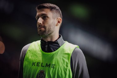 Ilija Vukotic, Liga Portekiz maçında Boavista FC ile Estadio 'daki Sporting CP arasında oynanan 23 / 24' lük maçta Bessa Seculo XXXI, Porto, Portekiz. (Maciej Rogowski)