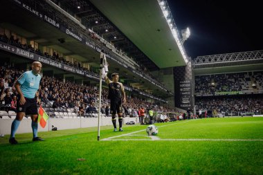 Pedro Goncalves, Liga Portekiz maçında Boavista FC ile Estadio 'daki Sporting CP arasında oynanan 23 / 24 maçında Bessa Seculo XXI, Porto, Portekiz. (Maciej Rogowski)