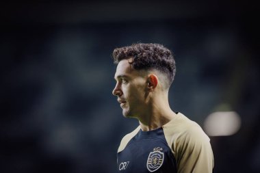 Pedro Goncalves, Liga Portekiz maçında Boavista FC ile Estadio 'daki Sporting CP arasında oynanan 23 / 24 maçında Bessa Seculo XXI, Porto, Portekiz. (Maciej Rogowski)