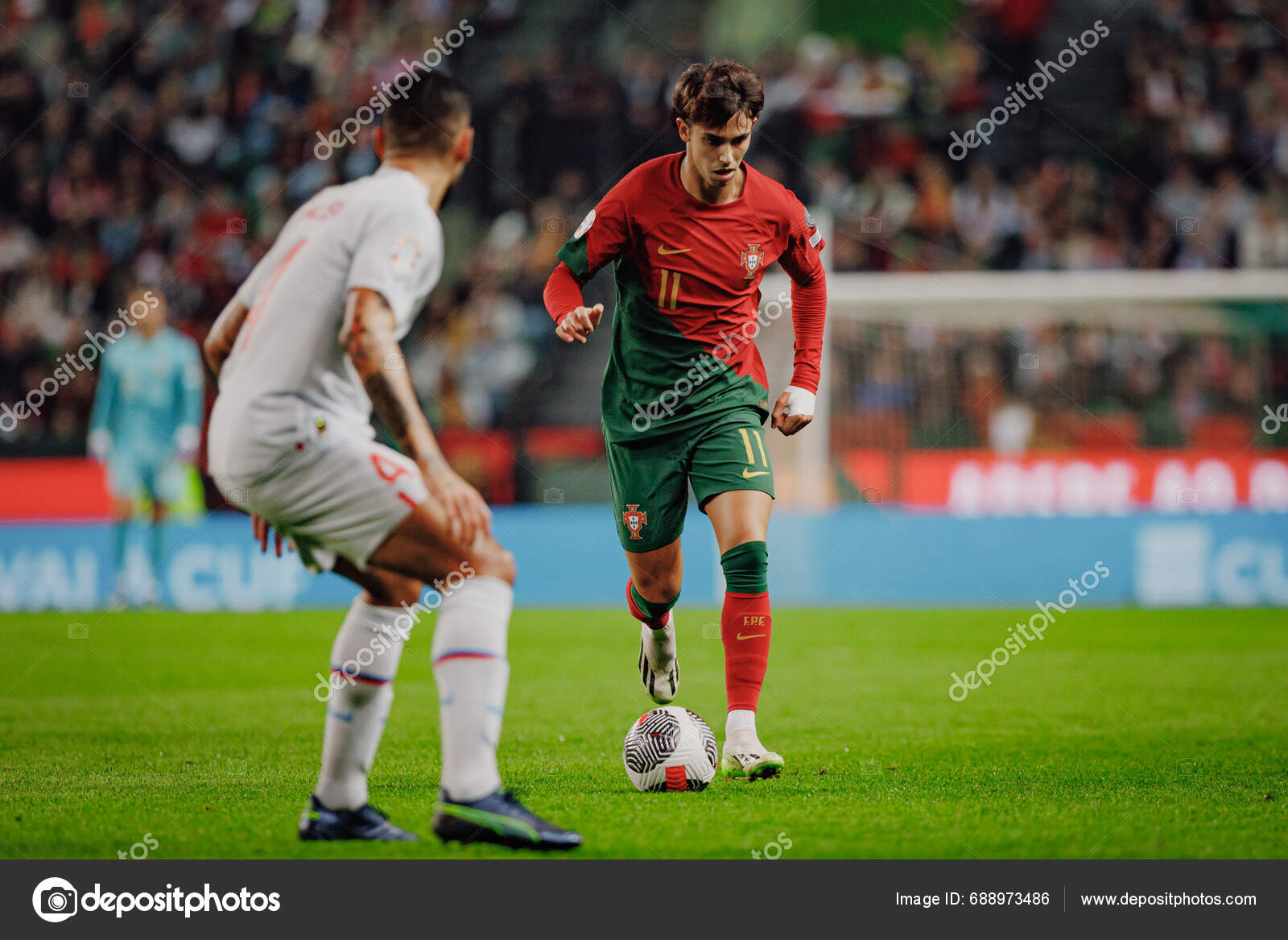 Joao Felix Uefa Euro 2024 Qualifying Game National Teams Portugal