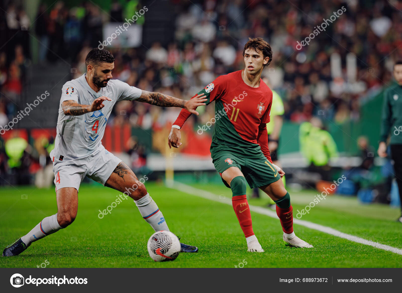 Joao Felix Uefa Euro 2024 Qualifying Game National Teams Portugal