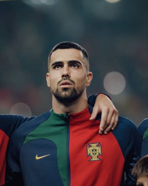 Portekiz ve İzlanda milli takımları Estadio Jose Alvalade, Lizbon, Portekiz milli takımı arasında oynanan UEFA Euro 2024 ön eleme maçında Diogo Costa. (Maciej Rogowski)