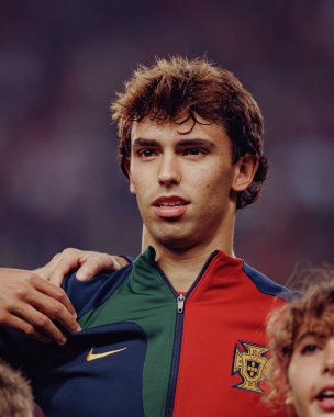Portekiz ve İzlanda milli takımları arasında oynanan UEFA Euro 2024 eleme maçı sırasında Joao Felix, Estadio Jose Alvalade, Lizbon, Portekiz. (Maciej Rogowski)