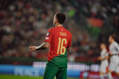 Portekiz ve İzlanda milli takımları arasında oynanan UEFA Euro 2024 ön eleme maçı sırasında Otavio Monteiro, Estadio Jose Alvalade, Lizbon, Portekiz. (Maciej Rogowski)