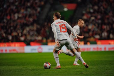 Isak Bergman Johannesson UEFA Euro 2024 eleme maçında Portekiz ve İzlanda milli takımları arasında Estadio Jose Alvalade, Lizbon, Portekiz. (Maciej Rogowski)