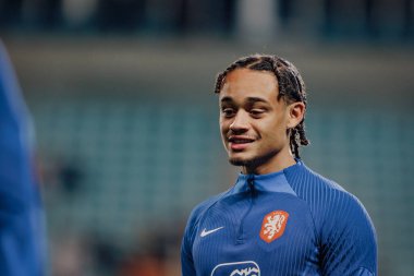Xavi Simons, UEFA Euro 2024 eleme maçında Cebelitarık ve Hollanda milli takımları arasında Estadio Algarve, Loule, Faro, Portekiz. (Maciej Rogowski)