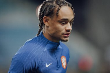 Xavi Simons, UEFA Euro 2024 eleme maçında Cebelitarık ve Hollanda milli takımları arasında Estadio Algarve, Loule, Faro, Portekiz. (Maciej Rogowski)