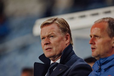 Ronald Koeman, UEFA Euro 2024 ön eleme maçında Cebelitarık ve Hollanda milli takımları arasında Estadio Algarve, Loule, Faro, Portekiz. (Maciej Rogowski)