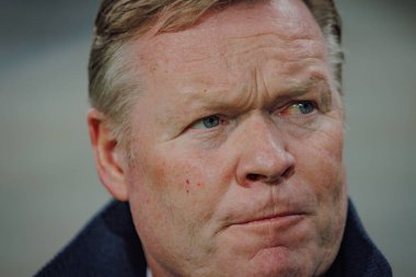 Ronald Koeman, UEFA Euro 2024 ön eleme maçında Cebelitarık ve Hollanda milli takımları arasında Estadio Algarve, Loule, Faro, Portekiz. (Maciej Rogowski)