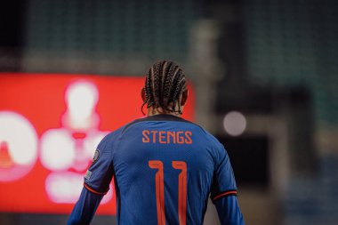 Calvin Stengs, UEFA Euro 2024 eleme maçında Gibraltar ve Hollanda milli takımları arasında Estadio Algarve, Loule, Faro, Portekiz. (Maciej Rogowski)