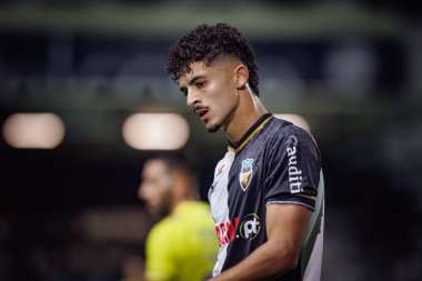 Liga Portekiz maçında Bachir Belloumi SC Farense ile FC Arouca, Estadio de Sao Luis, Faro, Portekiz arasında 23 / 24 maç oynadı. (Maciej Rogowski)