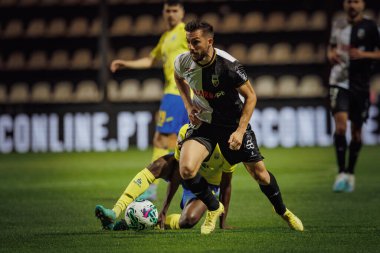 Liga Portekiz maçında Vitor Goncalf SC Farense ile FC Arouca, Estadio de Sao Luis, Faro, Portekiz arasında 23 / 24 maç oynadı. (Maciej Rogowski)