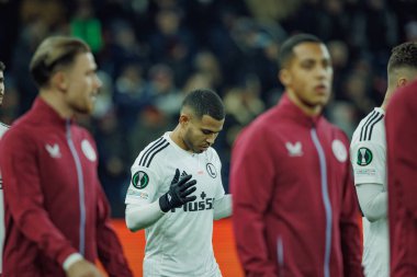 UEFA Avrupa Konferansı sırasında Juergen Elitim, Aston Villa FC ile Legia Warszawa arasında oynanan 23 / 24 maçında Birmingham, İngiltere 'de Villa Park' ta oynandı. (Maciej Rogowski)