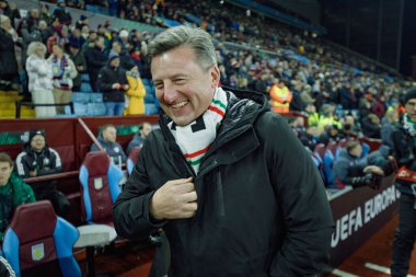 UEFA Avrupa Konferansı sırasında Kosta Runjaiç, Aston Villa FC ile Legia Warszawa arasında oynanan 23 / 24 maçında Birmingham, İngiltere 'de Villa Park' ta oynandı. (Maciej Rogowski)