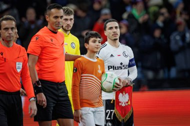 Yuri Ribeiro UEFA Avrupa Konferans Ligi 'nde Aston Villa FC ile Legia Warszawa arasında oynanan maçta Birmingham, Villa Park' ta oynandı. (Maciej Rogowski)