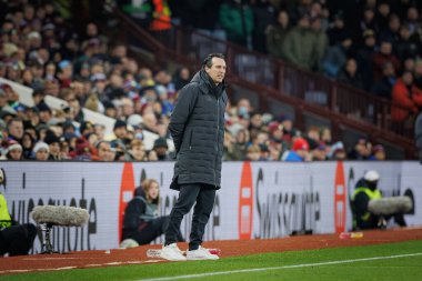 Unai Emery during UEFA  Europa Conference  League 23/24 game between Aston Villa FC and  Legia Warszawa at Villa Park, Birmingham, United Kingdom. (Maciej Rogowski) clipart