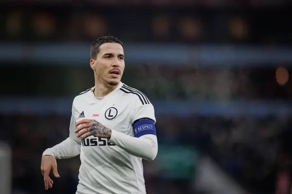 stock image Josue Pesqueira during UEFA  Europa Conference  League 23/24 game between Aston Villa FC and  Legia Warszawa at Villa Park, Birmingham, United Kingdom. (Maciej Rogowski)