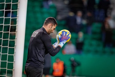 Antonio Adan, Liga Portekiz maçında 23 / 24 Maç sırasında, Sporting CP ve Gil Vicente FC arasında, Estadio Jose Alvalade, Lizbon, Portekiz. (Maciej Rogowski)