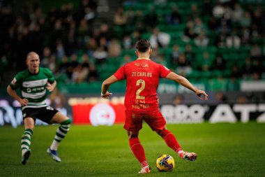 Ze Carlos, Liga Portugal maçında 23 / 24 Maç sırasında, Sporting CP ve Gil Vicente FC arasında, Estadio Jose Alvalade, Lizbon, Portekiz. (Maciej Rogowski)