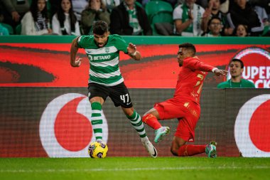 Liga Portugal maçında Ricardo Esgaio, 23 / 24 Maç sırasında Sporting CP ve Gil Vicente FC, Estadio Jose Alvalade, Lizbon, Portekiz. (Maciej Rogowski)