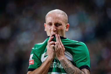 Liga Portugal maçında Nuno Santos ile Gil Vicente FC, Estadio Jose Alvalade, Lizbon, Portekiz arasında 23 / 24 maç vardı. (Maciej Rogowski)