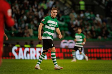 Liga Portekiz maçında Viktor Gyokeres, 23 / 24 Maç boyunca Sporting CP ve Gil Vicente FC, Estadio Jose Alvalade, Lizbon, Portekiz. (Maciej Rogowski)