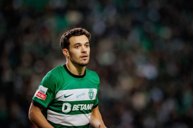 Pedro Goncalves, Liga Portugal maçında 23 / 24 Maç sırasında Sporting CP ve Gil Vicente FC arasında, Estadio Jose Alvalade, Lizbon, Portekiz. (Maciej Rogowski)