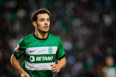 Pedro Goncalves, Liga Portugal maçında 23 / 24 Maç sırasında Sporting CP ve Gil Vicente FC arasında, Estadio Jose Alvalade, Lizbon, Portekiz. (Maciej Rogowski)