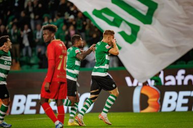 Liga Portekiz maçında Viktor Gyokeres, 23 / 24 Maç boyunca Sporting CP ve Gil Vicente FC, Estadio Jose Alvalade, Lizbon, Portekiz. (Maciej Rogowski)
