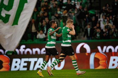 Liga Portekiz maçında Viktor Gyokeres, 23 / 24 Maç boyunca Sporting CP ve Gil Vicente FC, Estadio Jose Alvalade, Lizbon, Portekiz. (Maciej Rogowski)