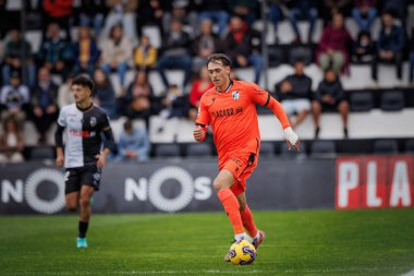 Liga Portekiz maçında Ricardo Mangas, SC Farense ile Vitoria SC, Estadio de Sao Luis, Faro, Portekiz arasında 23 / 24 maç oynadı. (Maciej Rogowski)