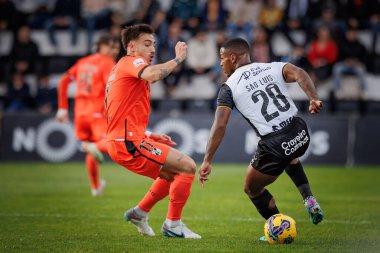 Liga Portekiz maçında David Pastor, SC Farense ile Vitoria SC, Estadio de Sao Luis, Faro, Portekiz arasında 23 / 24 maç oynadı. (Maciej Rogowski)