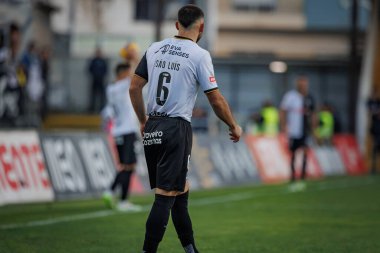 Zach Muscat, Liga Portugal maçında SC Farense ile Vitoria SC, Estadio de Sao Luis, Faro, Portekiz arasında 23 / 24 maça çıktı. (Maciej Rogowski)