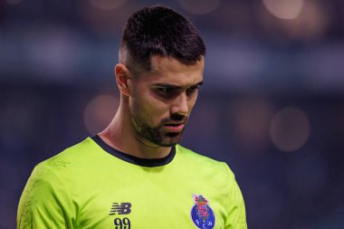 Liga Portekiz maçında Diogo Costa, Sporting CP ile FC Porto, Estadio Jose Alvalade, Lizbon, Portekiz arasında 23 / 24 maç oynadı. (Maciej Rogowski)