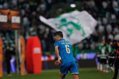 Liga Portekiz 'de Stephen Eustaquio, Sporting CP ile FC Porto, Estadio Jose Alvalade, Lizbon, Portekiz arasında oynanan 23 / 24 maçında. (Maciej Rogowski)